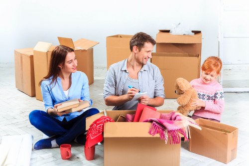 Selection of packing boxes and materials for local Waterloo home moves