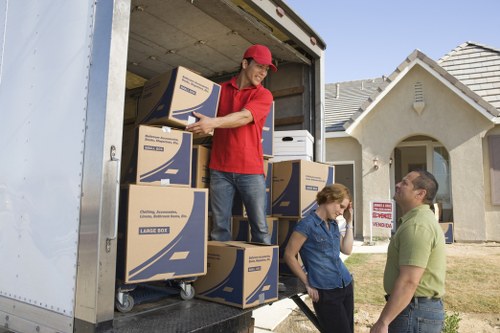 Removal van loaded for a move in the Waterloo area
