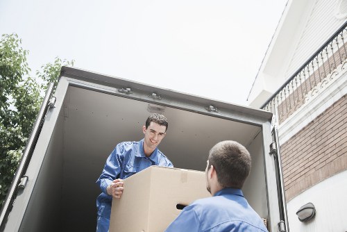 Careful placement of furniture after delivery in a Waterloo flat or office