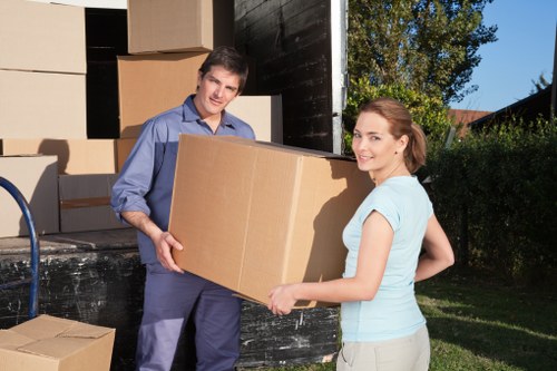 Local team managing office furniture relocation in Waterloo